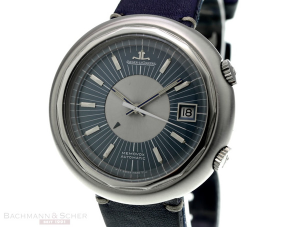 Jaeger LeCoultre Memovox Snow Drop Two Tone Dial Ref-E877 Stainless