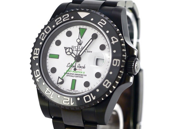 Rolex GMT Master II Ref. 116710LN BAMFORD Eden Rock Diamond Coated White Dial Limited to 5 Pieces Bj. 2008