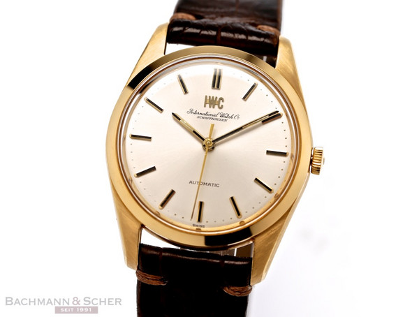 IWC Vintage Gentleman Watch Ref-817A 18k Yellow Gold Bj-1978