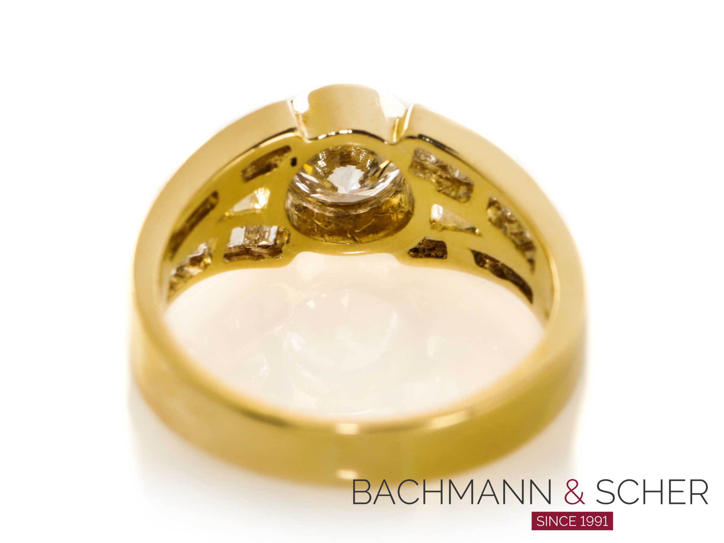 18 Karat Yellow Gold Twine Diamond Ring – Johann Paul Fine Jewelry