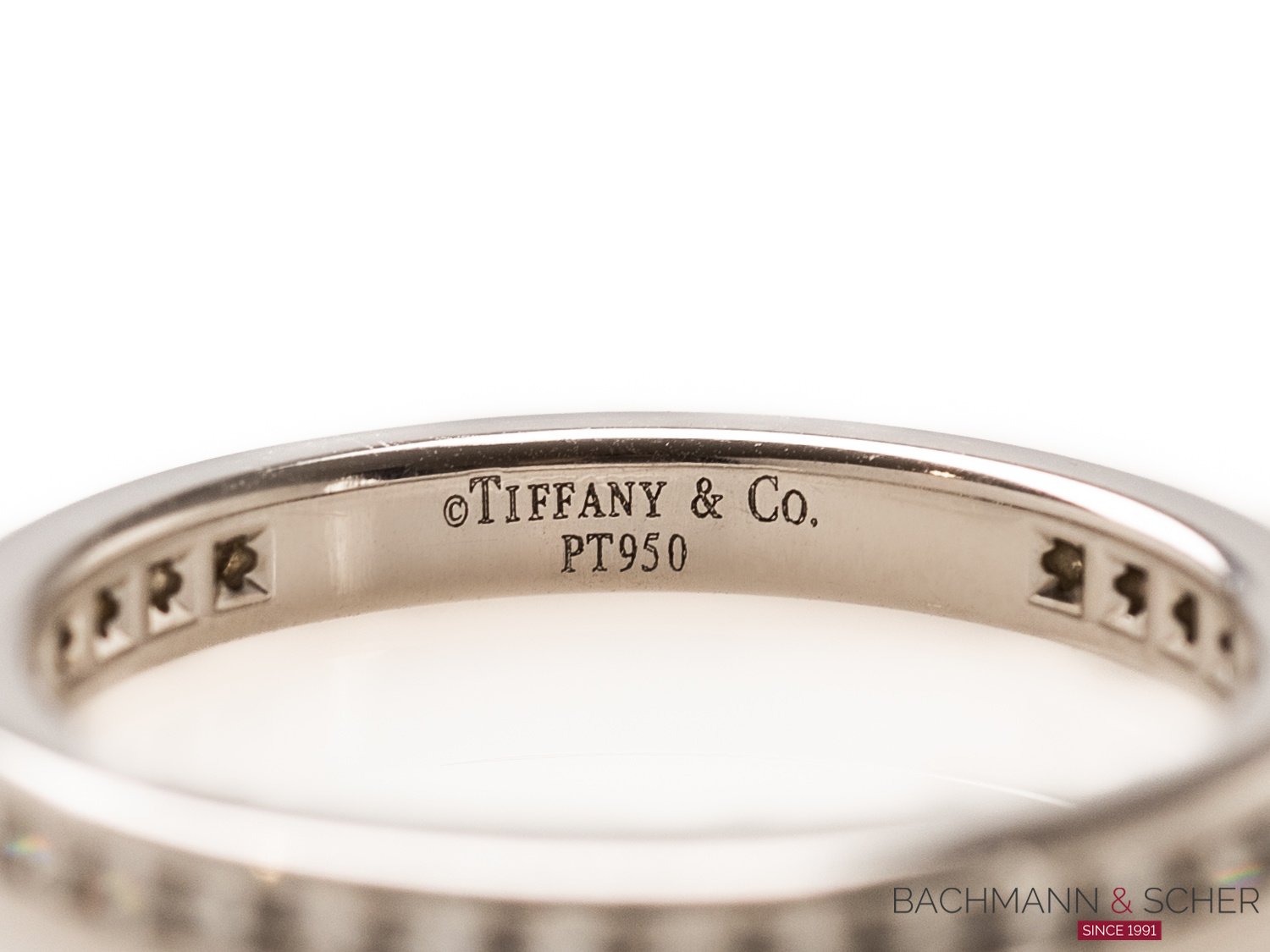 Tiffany pt950 ring on sale