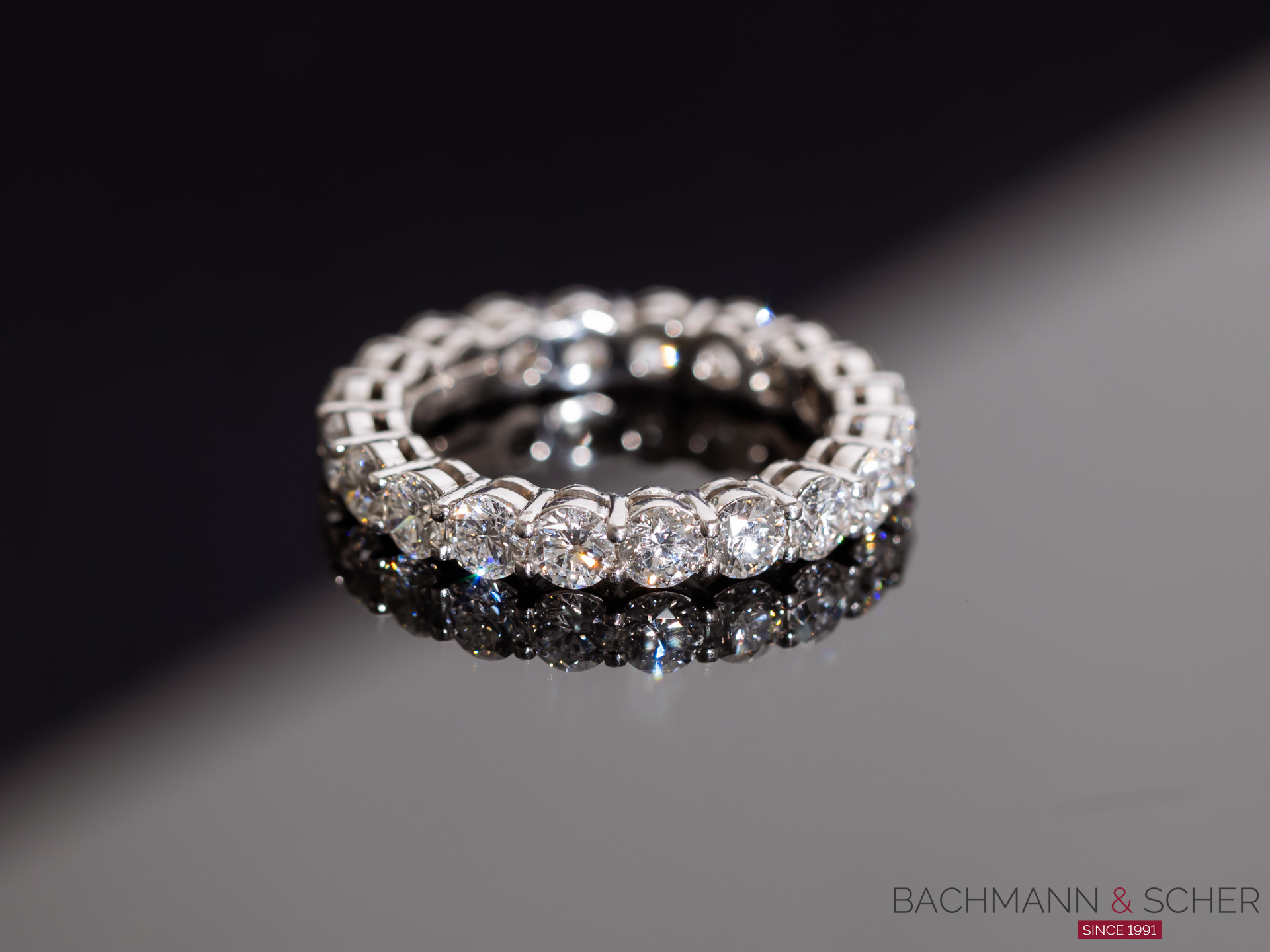 Tiffany Co. Memory Ring 950 Platinum 20Diamonds 3 18ct VS1 G Tiffany Sachet Ring Size 55 5 Original Retail Prize 25.500