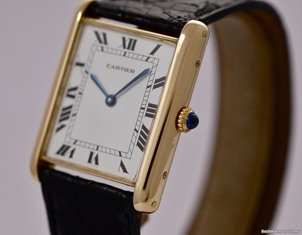 Cartier, Vintage Tank Louis Cartier JUMBO, 18k Yellow Gold