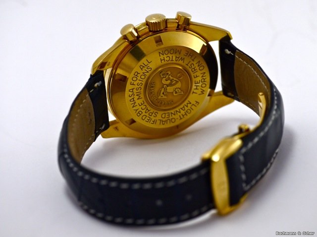 omega speedmaster reduced 18k gold