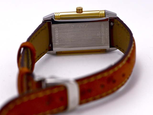 Jaeger LeCoultre Lady Reverso 18k Yellow Gold Steel JLC Service 2013 