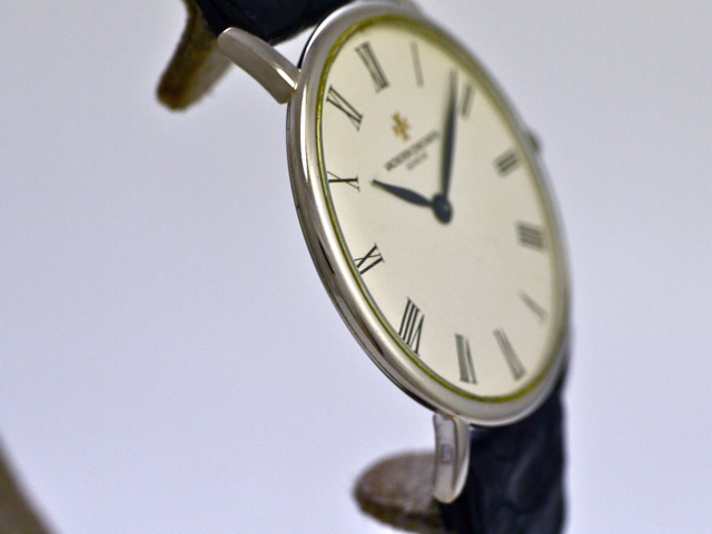 Vacheron Constantin Vintage Ultra Thin 18k White Gold Genleman s Watch Bj. 1970 Just Serviced
