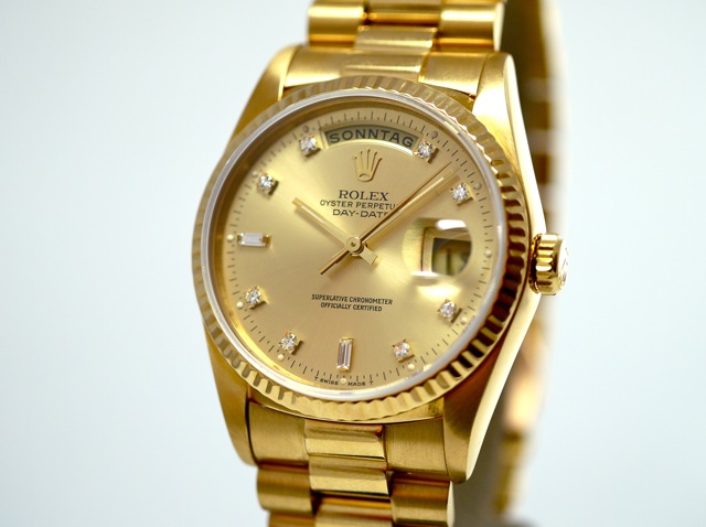 Rolex Day Date Ref. 18238 18k Yellow Gold Bj. 1989