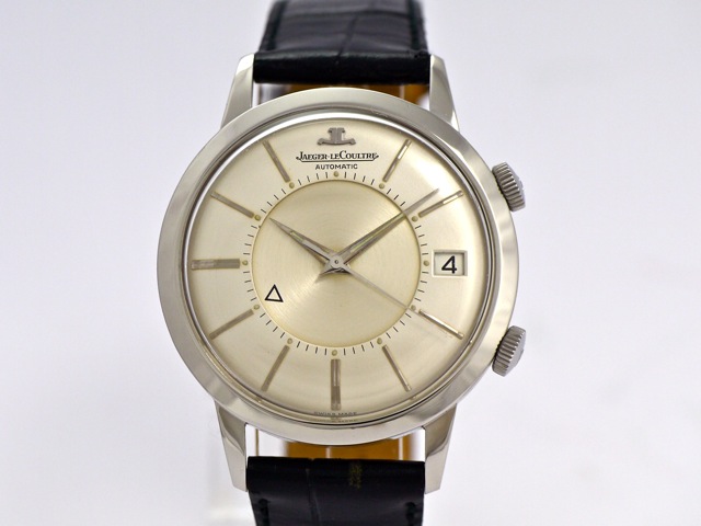 Jaeger LeCoultre Memovox, Ref. E855, Stainless Steel, BJ 1967, Mint!