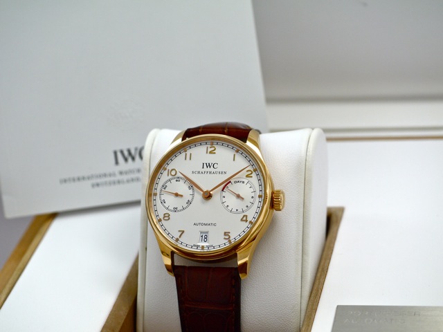 IWC Portugieser Automatic 7 Days Ref. 5001 18k Rose Gold