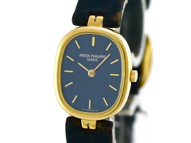 Patek Philippe Ellipse Mini Quarz 18k Yellow Gold Bj. 1987
