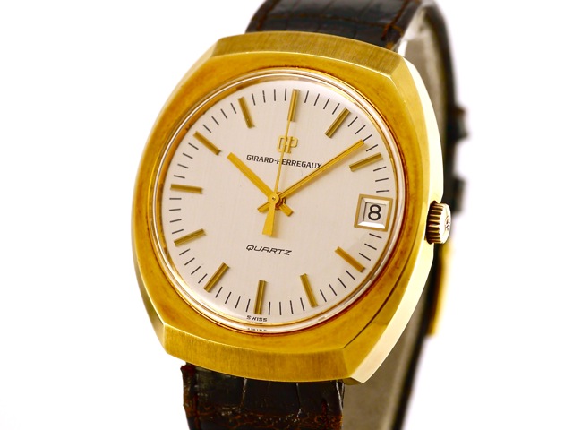 Girard Perregaux, Elektroquartz, 18k Yellow Gold, Ref. 9494KG, Bj. 1970