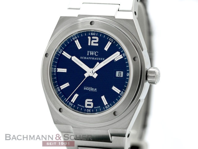 IWC Ingenieur Automatic Stainless Steel Just Serviced by IWC Ref. IW 322701 Bj. 2006