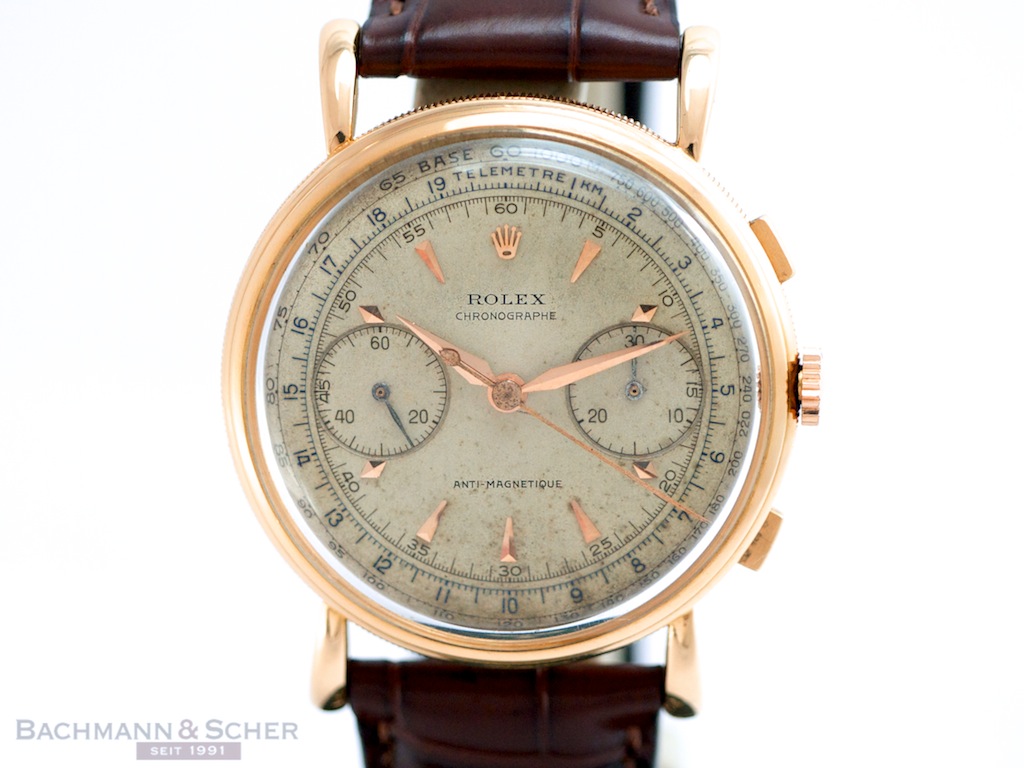 Rolex, Vintage Chronograph, Reference 4062R, Bj. 1950, Rose gold