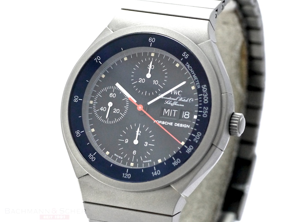 IWC Mint Vintage Porsche Design Chronograph Ref. 3702 Titanium Bj. 1997