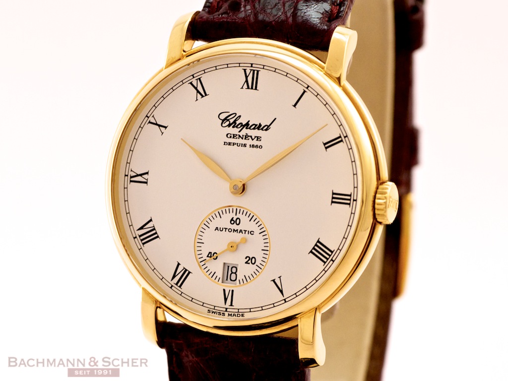 Chopard Les Classique L.U.C. Homme 18K Yellow Gold Ref 16 1223 Box Warranty Bj 2000