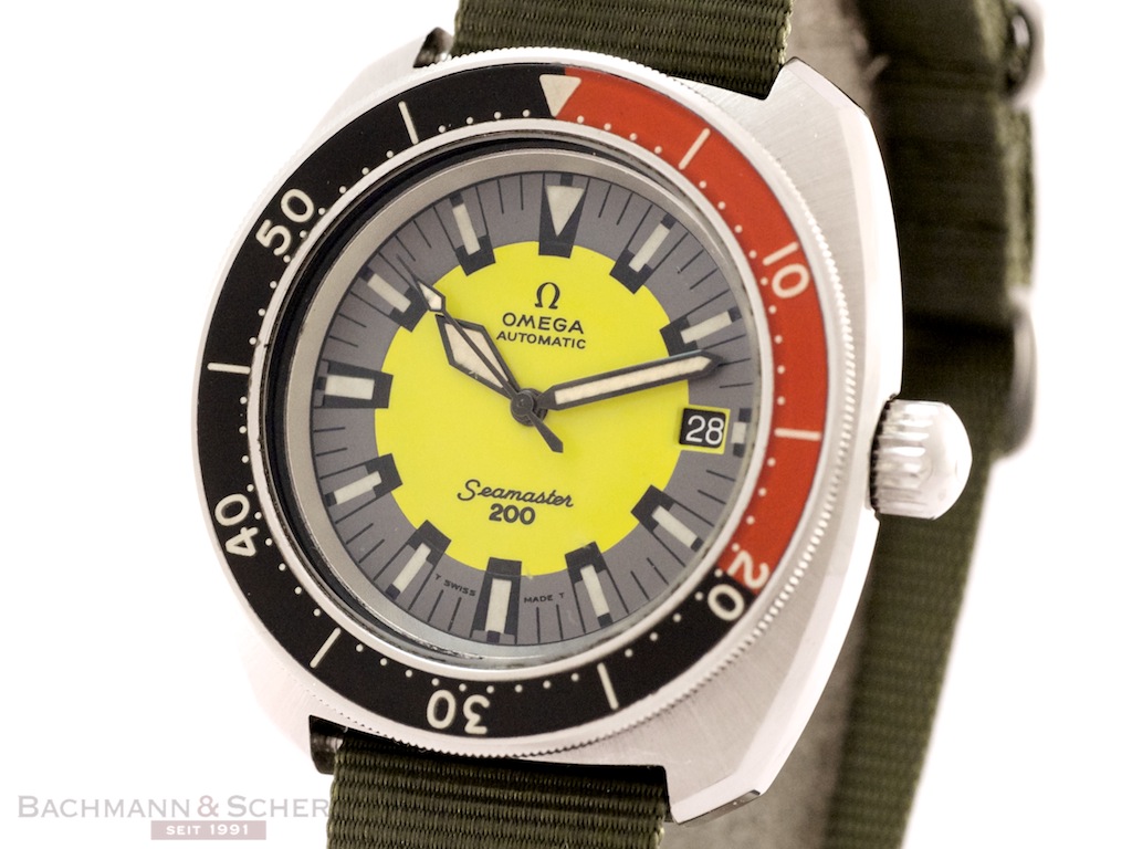 Omega seamaster 200 banana on sale