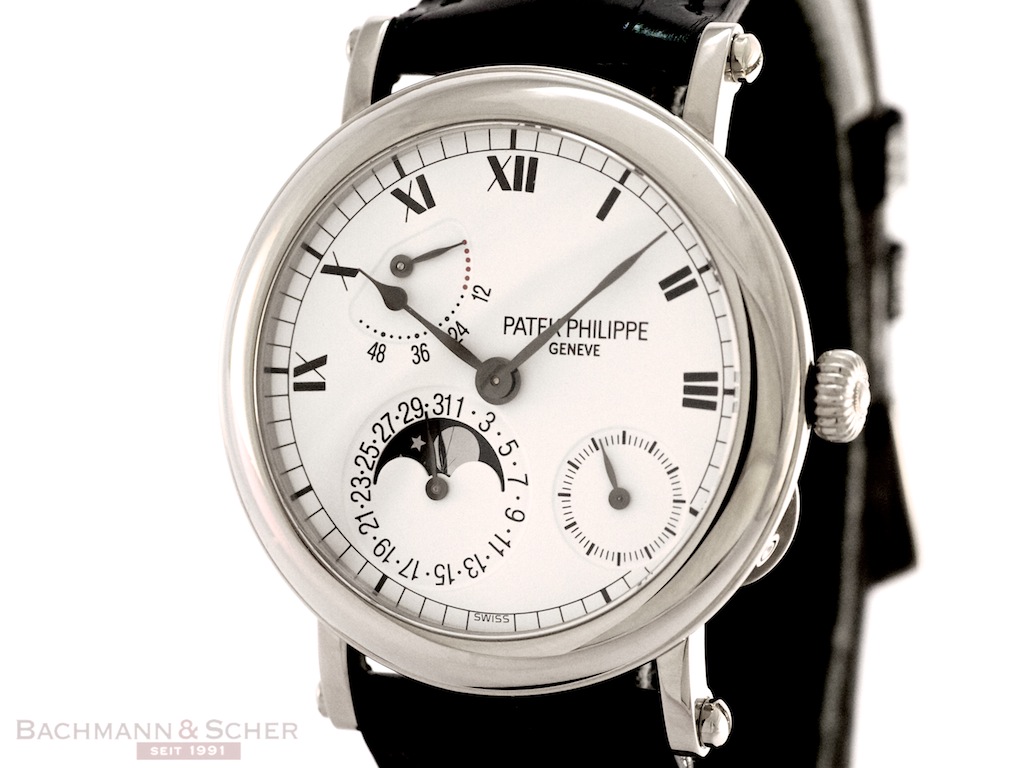 Patek philippe hotsell calatrava moonphase