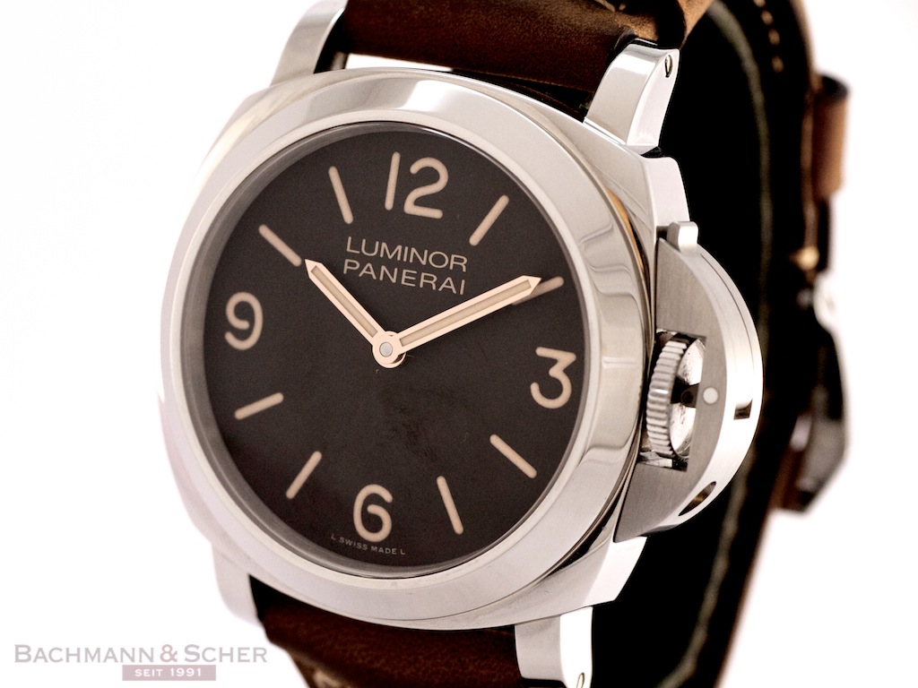 Panerai Luminor Base PAM390 Stainless Steel Limited Edtion Box Warranty Bj 2011 Like New