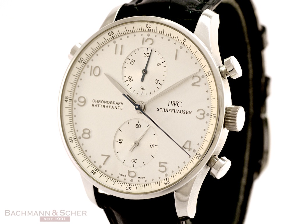 IWC Portugieser Chrono Rattrapante Ref IW3712 005 950 Platinum No