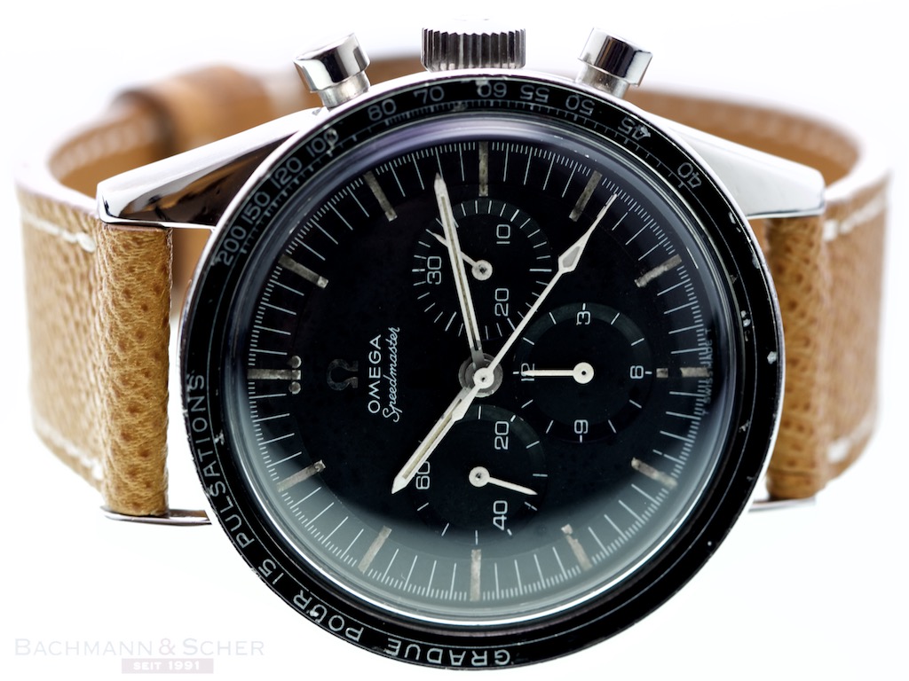 OMEGA Vintage Speedmaster Pulsation Bezel Ref 10500363 Cal 321 Stainless Steel Bj 1963