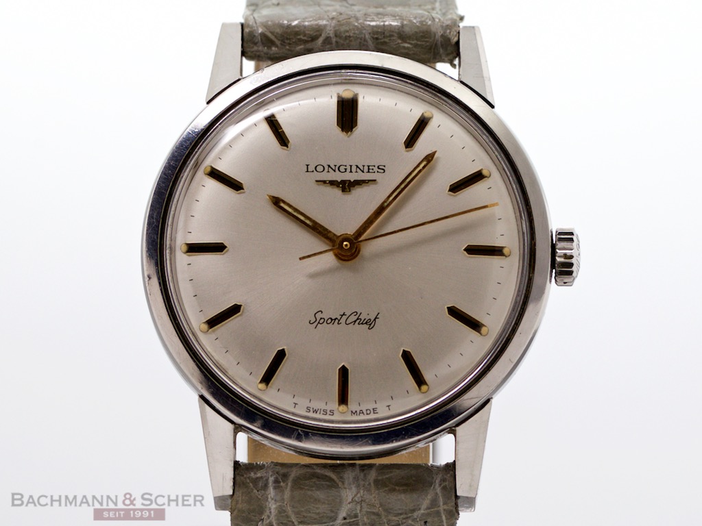 Longines Vintage Sport Chief Ref-7272/4 Stainless Steel Bj-1965