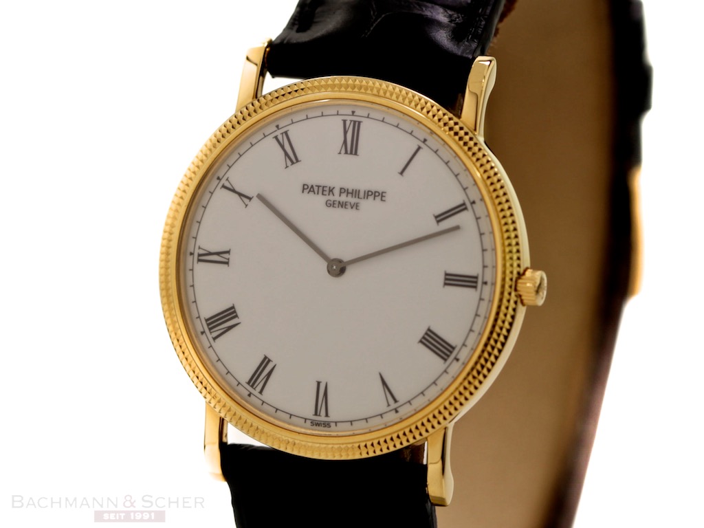 Patek Philippe Calatrava White Gold Clous de Paris Bezel ref 3520