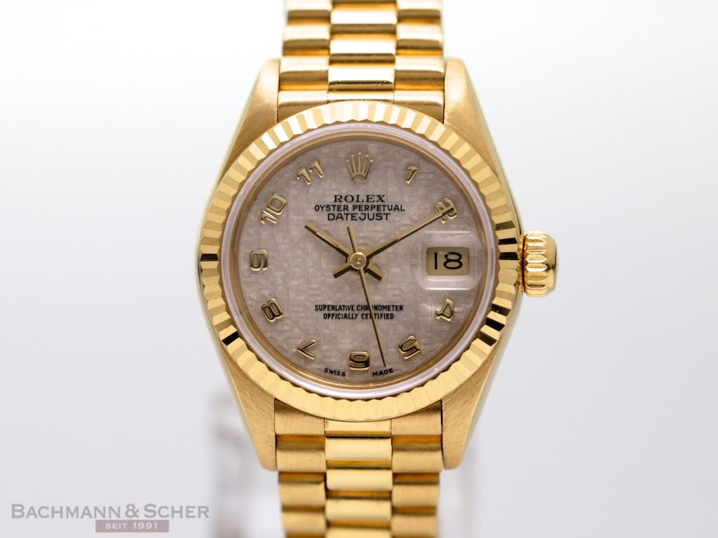 gold lady datejust