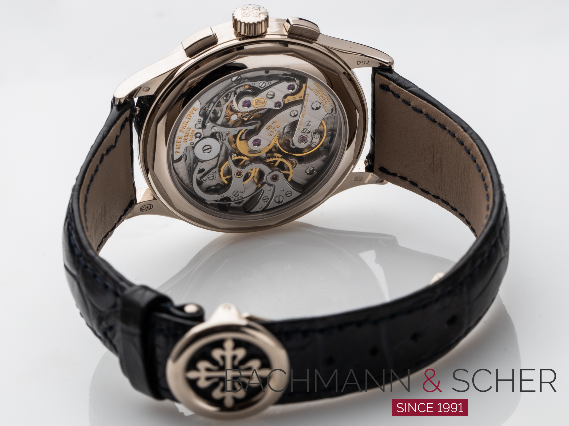 Patek Philippe CHRONOGRAPH Ref 5170G 18k White Gold Silver Breguet Pulsation Dial Box Papers Bj 2014