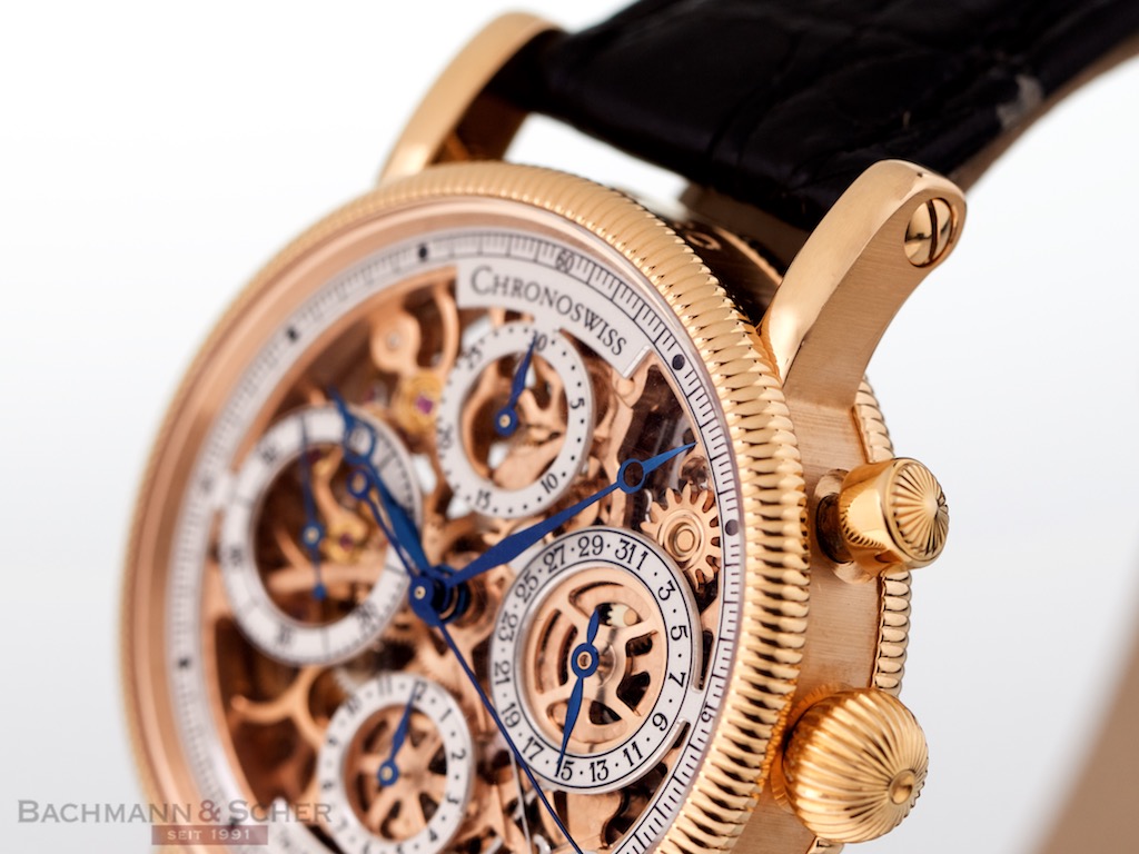 Chronoswiss OPUS Ref CH7521R 18k Rose Gold Box Papers Bj 2005