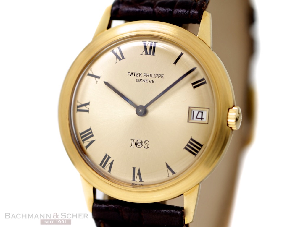 Patek Philippe Vintage Calatrava IOS Automatic Million Dollar Associate Ref 3565 18k Yellow Gold Box Bj 1968