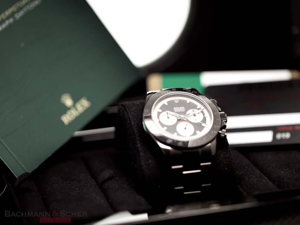 Rolex Pro Hunter Daytona Paul Newman RCO Ref 116520 DLC Coating Box Papers Bj 2015 Unworn