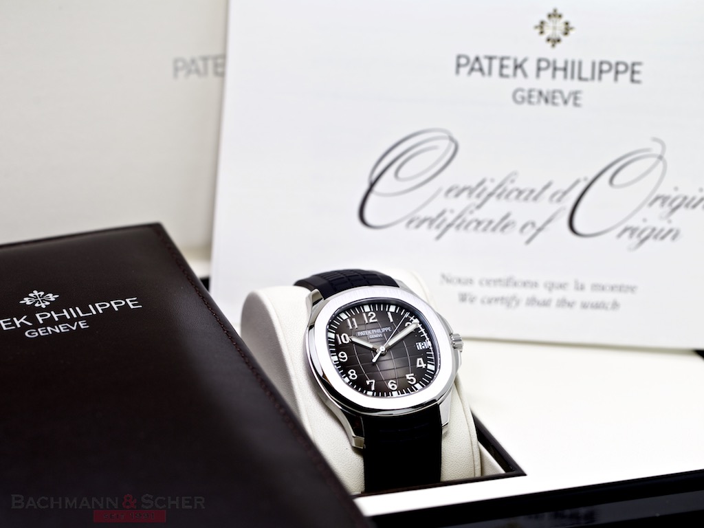 Patek Philippe Aquanaut Jumbo Ref 5167A 001 Stainless Steel Box Papers Bj 2014 Like New
