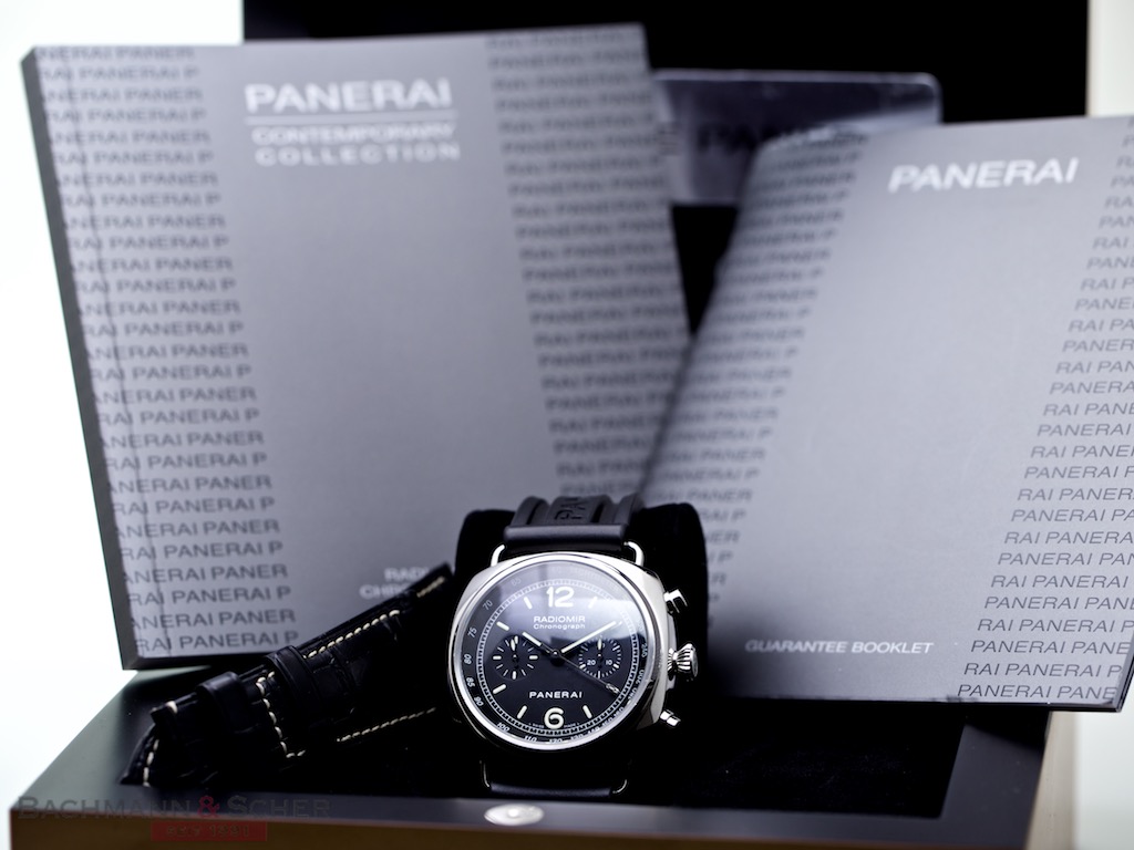 Panerai Radiomir Chronograph PAM 288 Stainless Steel Box Papers Bj 2010