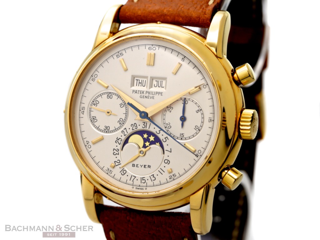 Patek Philippe Vintage Perpetual Calendar Chronograph BEYER Ref