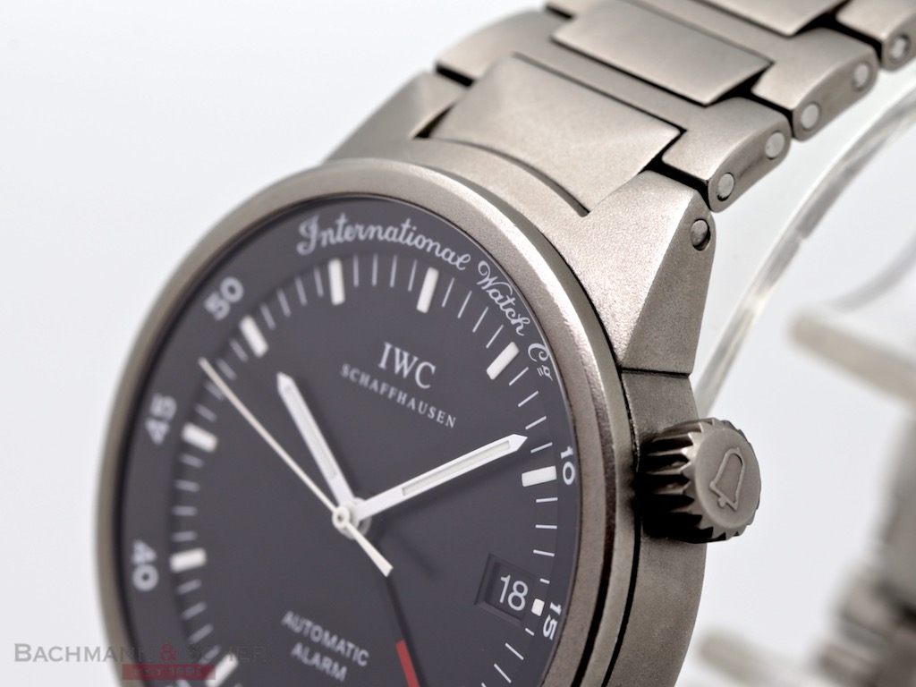 IWC GST Alarm Ref 3537 001 Titanium Box Papers Bj 1999
