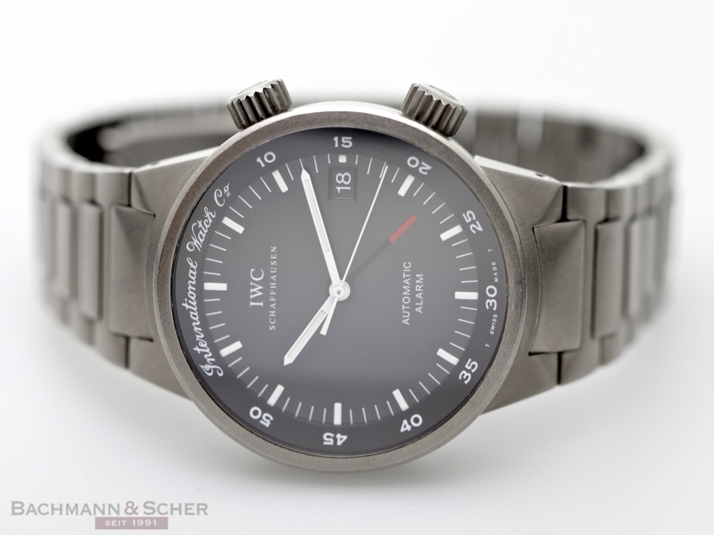 IWC GST Alarm Ref 3537 001 Titanium Box Papers Bj 1999