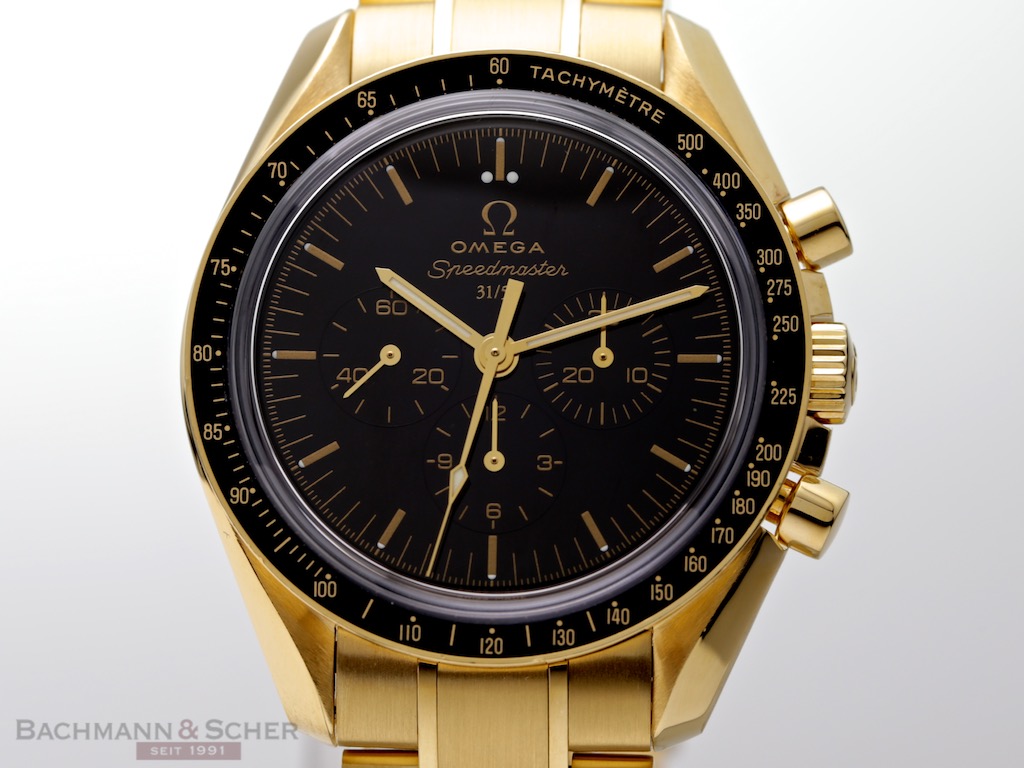 Speedmaster 50th anniversary gold hotsell