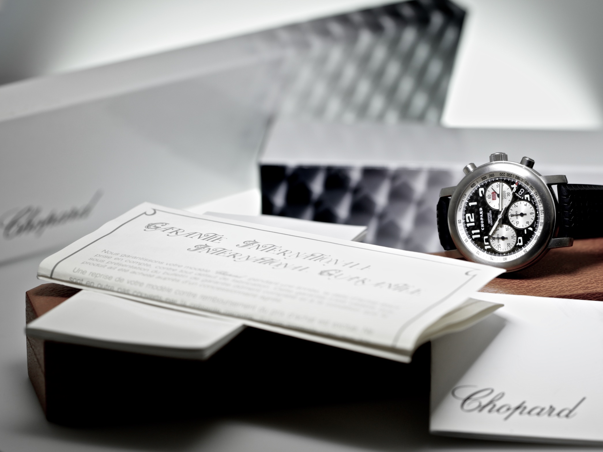 Chopard Mille Miglia Chronograph Ref-16/8407 Titanium Box Papers Chopard Mille Miglia Chronograph Ref-16/8407 Titanium Box Papers