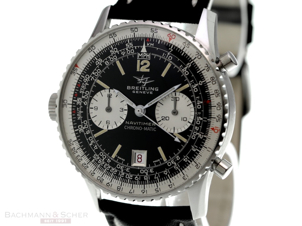 Breitling Vintage Navitimer Chrono Matic Ref 8806 Cal 12 Stainless