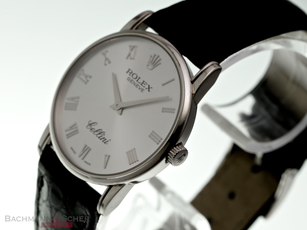 Rolex Cellini Ref 5116 9 18k White Gold Box Papers Bj 2009