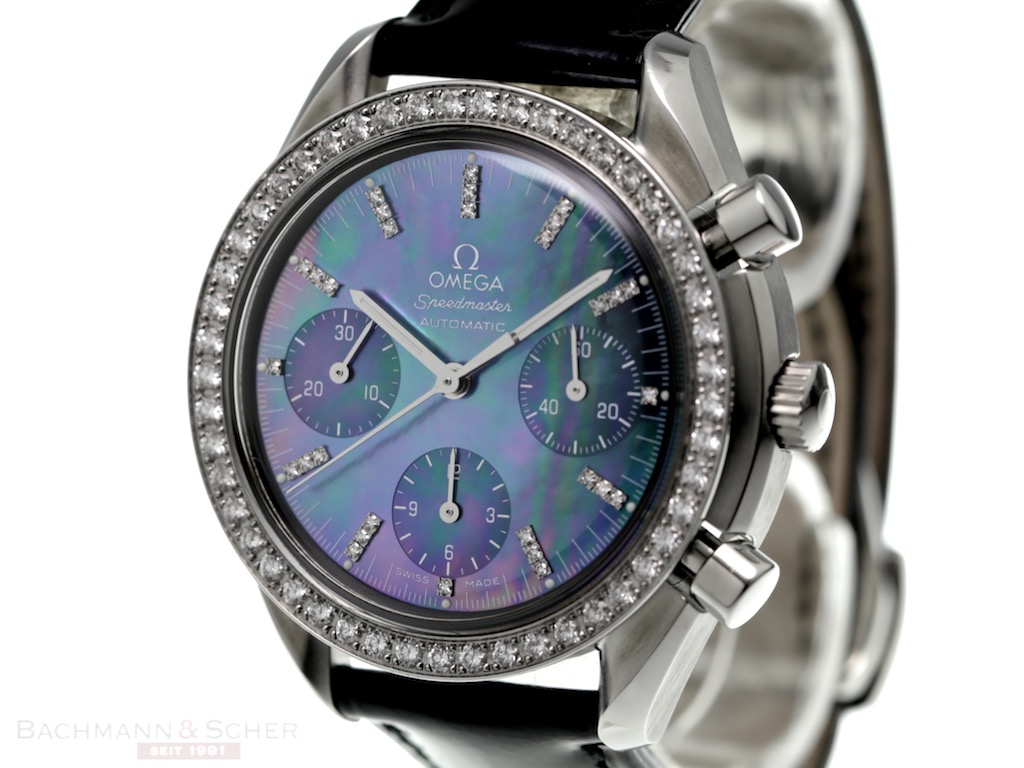 Omega speedmaster diamond bezel hotsell