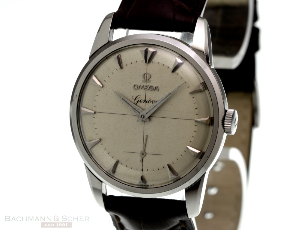Omega Vintage Gentleman Watch Ref 2903 6 Stainless Steel Box Bj 1956