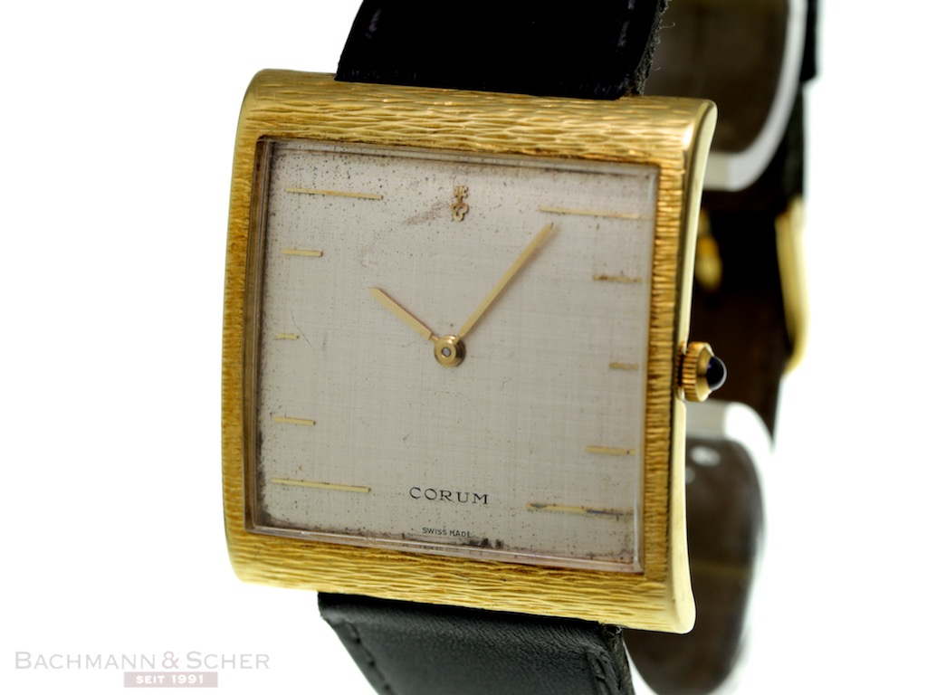 CORUM Vintage Buckingham 18k Yellow Gold Bj-1972