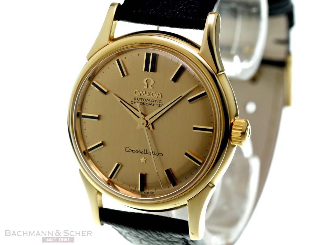 OMEGA Vintage Constellation Chronometer Ref- 14381 18k Yellow Gold Bj-1965