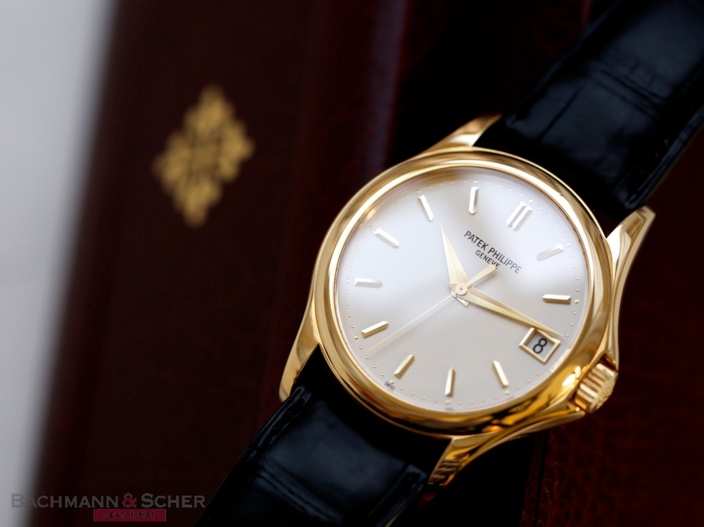 Calatrava Automatic Ref 5127J 001 18k Yellow Gold Paper Bj 2007 Germany