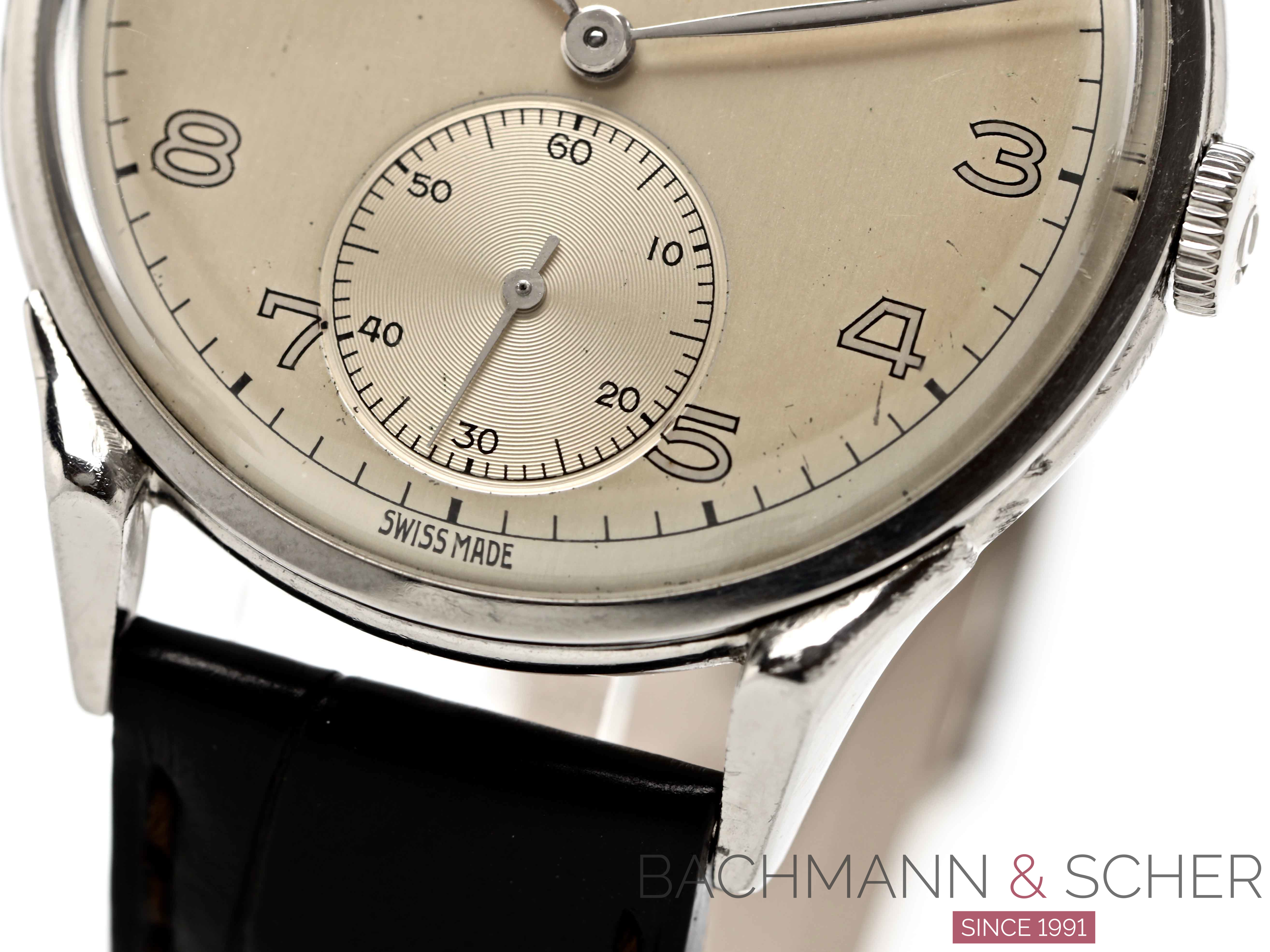 Omega Vintage Gentleman Watch Ref 2603 12 Stainless Steel Bj 1964