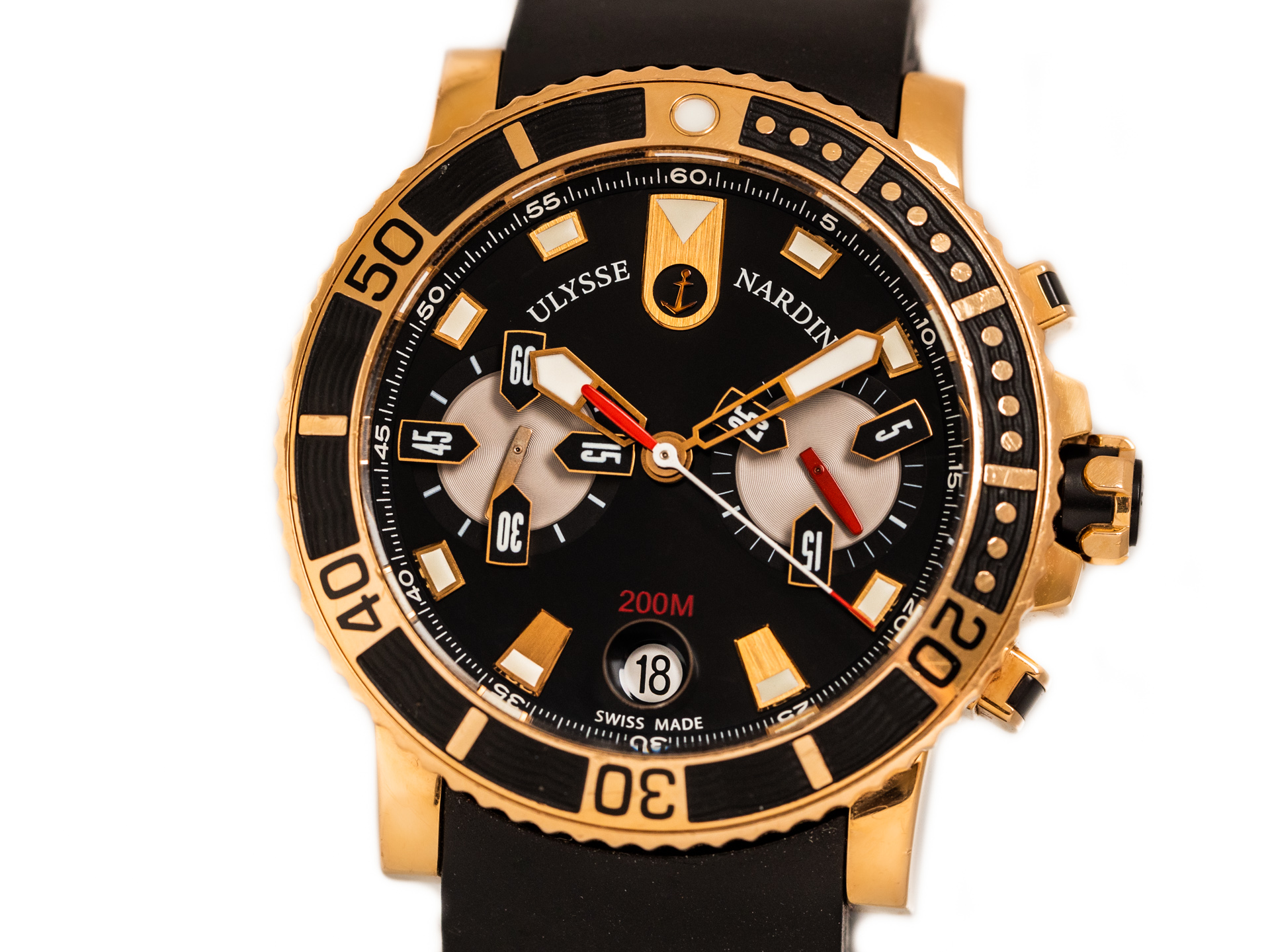 Ulysse nardin marine chronograph 200m cheap