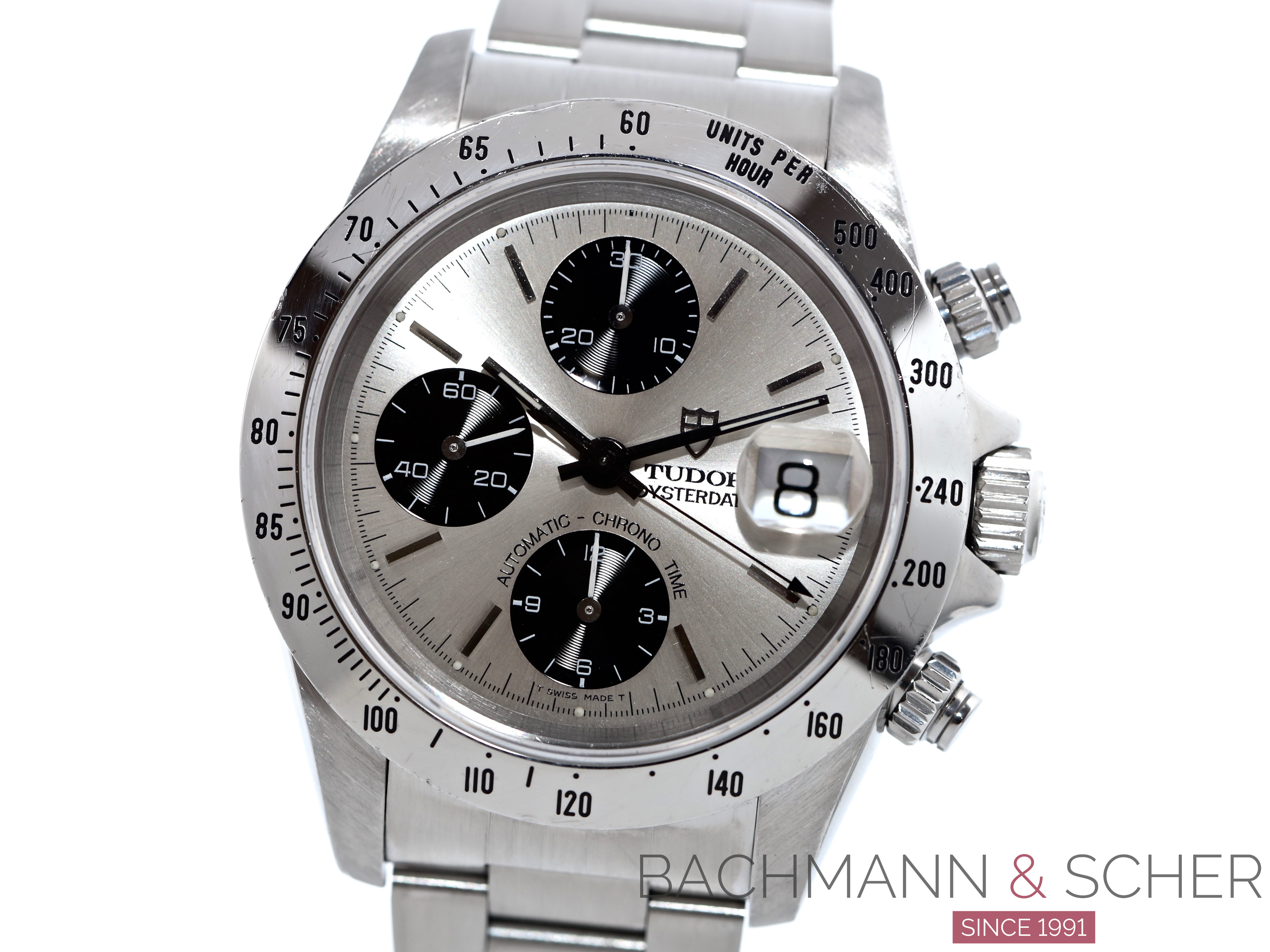 Tudor Oysterdate Chronograph Ref 79280 Stainless Steel Box Papers