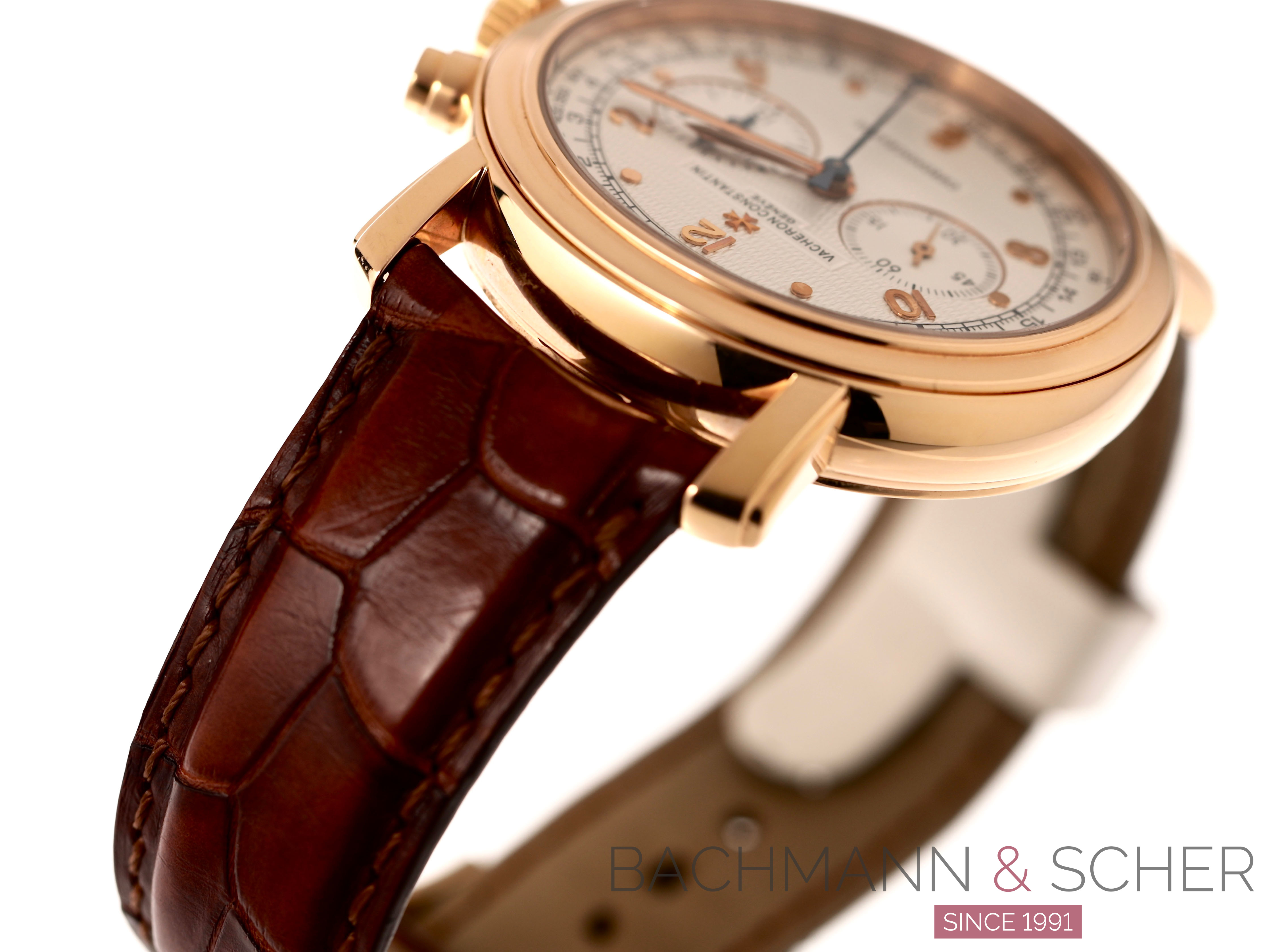 Vacheron Constantin Malte Chronograph Ref 47120 000R 18K Rose Gold Box Papers Bj 2010