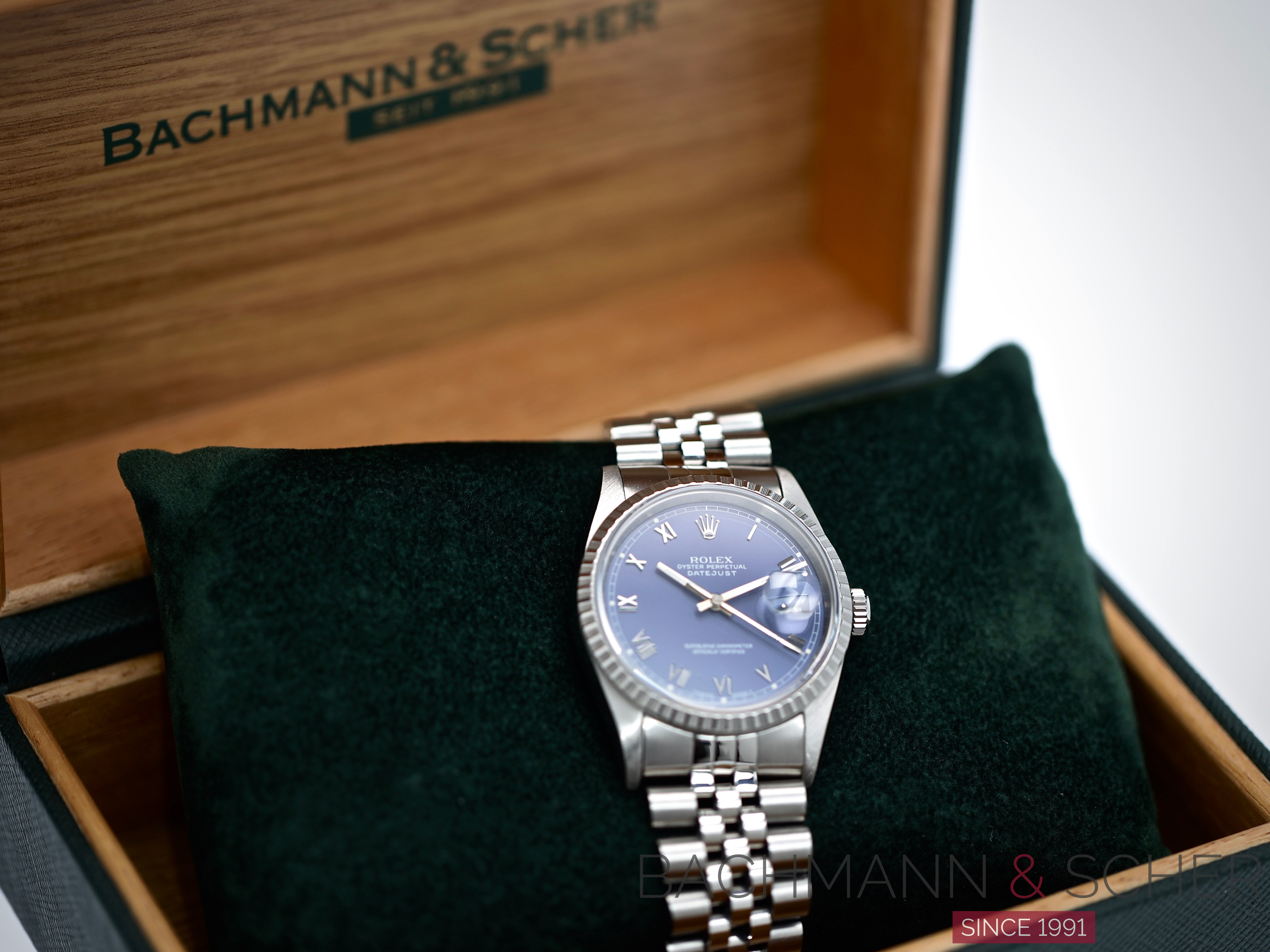 Rolex 16220 blue dial sale